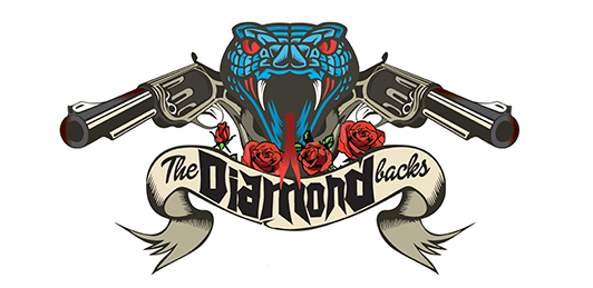 Diamond Backs band logo Graphic Design Melton Mowbray